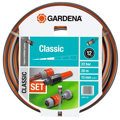 Шланг Gardena Classic 1/2" х 20 м: комплект
